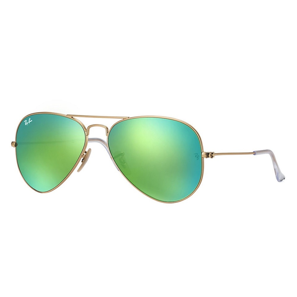 Ray-Ban Aviator Green Gradient Sunglasses